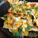 Breakfast Nachos Supreme ~ Sumptuous Spoonfuls #fun #Mexican #breakfast #recipe