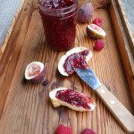 Small Batch Bourbon Raspberry Fig Jam ~ Sumptuous Spoonfuls #easy #nocanning #jam #recipe