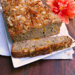 Coconut Mango Macadamia Zucchini Bread ~ Sumptuous Spoonfuls #tropical #zucchini #bread #recipe