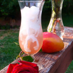 Honey Mango Rose Italian Cream Soda ~ Sumptuous Spoonfuls #Homemade #Tropical #Italian #Soda #Recipe
