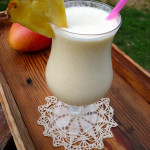 Pineapple Mango Pina Colada ~ Sumptuous Spoonfuls #creamy #tropical #cocktail #recipe