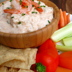 Spicy Devil Creole Shrimp Dip ~ Sumptuous Spoonfuls #spicy #shrimp #dip #recipe