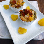 Piña Colada Bread Pudding Cupcakes ~ Sumptuous Spoonfuls #pineapple #coconut #breadpudding #recipe