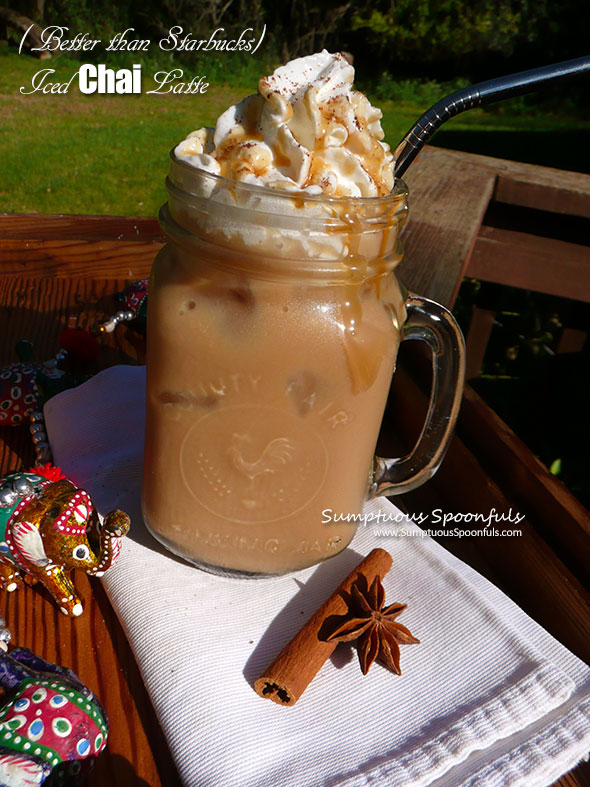 Iced Chai Latte (Homemade Recipe) - Sugar and Soul