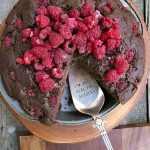 Chocolate Raspberry Ricotta Cake ~ Sumptuous Spoonfuls #choctoberfest #cake #recipe