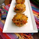 Mexican Fiesta Rice Cups ~ Sumptuous Spoonfuls #TexMex #Recipe