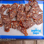 Pretzel English Toffee ~ Sumptuous Spoonfuls #dessert #candy #ImperialSugar