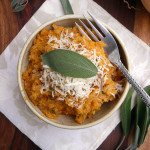 Baked Butternut Brown Rice Risotto ~ Sumptuous Spoonfuls #easy #healthy #risotto #recipe