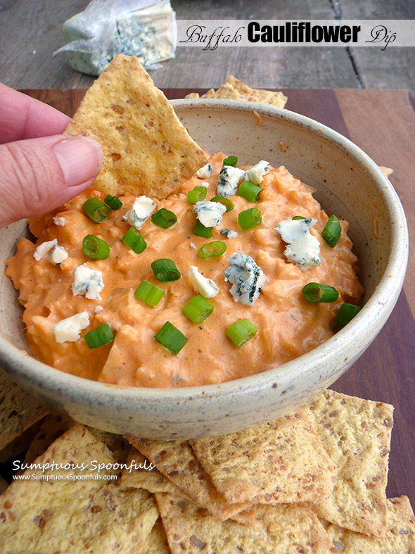 Buffalo Blue Cheese Cauliflower Dip Sumptuous Spoonfuls