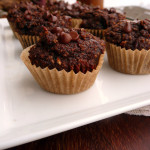 Cherry Chocolate Almond Mini-Muffins~Sumptuous Spoonfuls #glutenfree #hearthealthy #breakfast #recipe