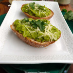 Lemon Avocado Sweet Pea Crostini ~ Sumptuous Spoonfuls #avocado #toast #recipe