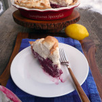 Lemon Blueberry Meringue Pie ~ Sumptuous Spoonfuls #pie #recipe #Pi #PiDay