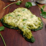 Lucky Green Shamrock Pizza ~ Sumptuous Spoonfuls #Irish #StPatricksDay #recipe