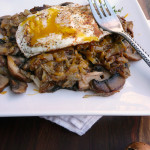 Mushroom Potato Hash ~ Sumptuous Spoonfuls #quick #breakfast #recipe