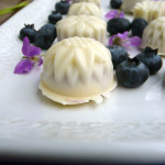 Blueberry Lavender Truffles ~ Sumptuous Spoonfuls #blueberry #truffles #recipe