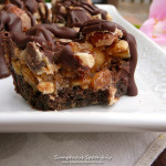 Irish Cream Mocha Latte Magic Bars ~ Sumptuous Spoonfuls #easy #decadent #dessert #recipe