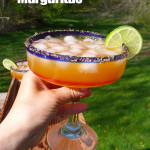 Mango Sunrise Margaritas ~ Sumptuous Spoonfuls #CincoDeMayo #Cocktail #recipe