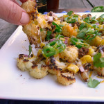 Roasted Cauliflower Nachos ~ Sumptuous Spoonfuls #easy #healthy #CincoDeMayo #recipe