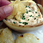 Bacon Dill French Onion Dip ~ Sumptuous Spoonfuls #homemade #Greekyogurt #vegetarian #cip #recipe