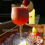 Strawberry Lemonade Slushies ~ Sumptuous Spoonfuls #drink #recipe for both #adults #kids