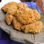 Hushpuppy Chicken & Veggie Nuggets with Pineapple Voodoo Sauce ~ Sumptuous Spoonfuls #spicy #cajun #chicken #nugget #recipe