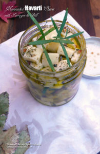 Marinated Havarti Cheese with Tarragon & Dill ~ Sumptuous Spoonfuls #easy #appetizer #recipe