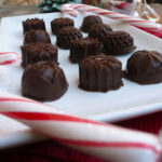 Bailey's Mint Chocolate Truffles ~ Sumptuous Spoonfuls #mint #chocolate #truffles