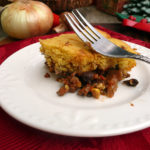 Spicy Tamale Pie ~ Sumptuous Spoonfuls #texmex #casserole #recipe