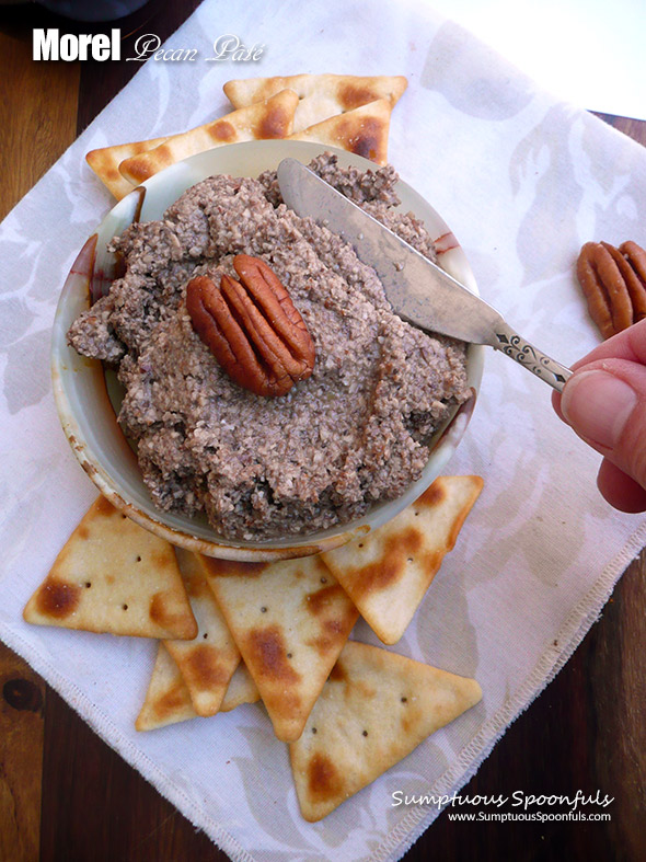 Morel Pecan Pate & Weekly Tasting Review Sumptuous Spoonfuls vegan 