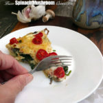 Bacon Spinach Mushroom Quinoa Pie ~ Sumptuous Spoonfuls #healthy #breakfast #recipe