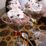 Boozy RumChata Chocolate Pudding ~ Sumptuous Spoonfuls #boozy #pudding #recipe