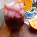 Cherry Pomegranate Agua Fresca ~ Sumptuous Spoonfuls #sparkly #refreshing #fruity #water