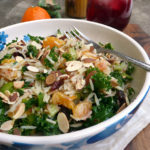 Clementine Rice & Kale Salad ~ Sumptuous Spoonfuls #citrus #kale #salad #recipe