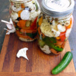 Easy Refrigerator Pickled Veggies ~ Sumptuous Spoonfuls #quick #pickles #nocannin