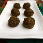 Sun Dried Tomato Spinach Quinoa Balls ~ Sumptuous Spoonfuls #healthy #appetizer #recipe #glutenfree