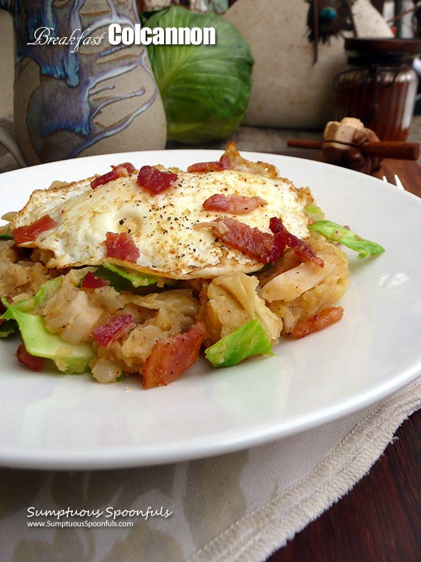 Breakfast Colcannon ~ Sumptuous Spoonfuls #Irish #breakfast #recipe