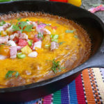 Bacon Zucchini Bean Dip ~ Sumptuous Spoonfuls #Mexican #Beandip #recipe