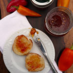 This Girl is on Fire Hot Pepper Jelly - hot sweet pepper jelly made with a mix of peppers to add depth of flavor and heat