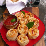 Pepperoni Pinwheels ~ the taste of pepperoni pizza in a fun, dippable, bite-size form!