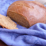 Whole Grain Sourdough Bread ~ a dense chewy part-rye, part whole wheat sourdough bread with a delightful crumb