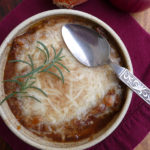 Cranberry French Onion Soup ~ A delicious sweet tart twist on French Onion Soup that you'll totally love!