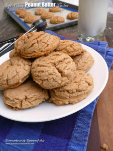 Soft Chewy Peanut Butter Cookies ~ seriously the BEST peanut butter cookies I have ever tasted! These cookies are soft and perfectly chewy with a crisp crust and tender inside.