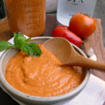 Creamy Good Vodka Sauce ~ a lightened version of vodka sauce that tastes so rich and addicting you'll never miss the extra fat! vegan option included