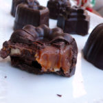 Gourmet Homemade Chocolate Caramel Cashew Truffles