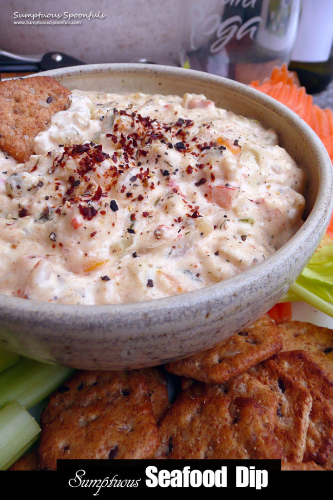Sumptuous Seafood Dip with Lobster, Crab and Shrimp
