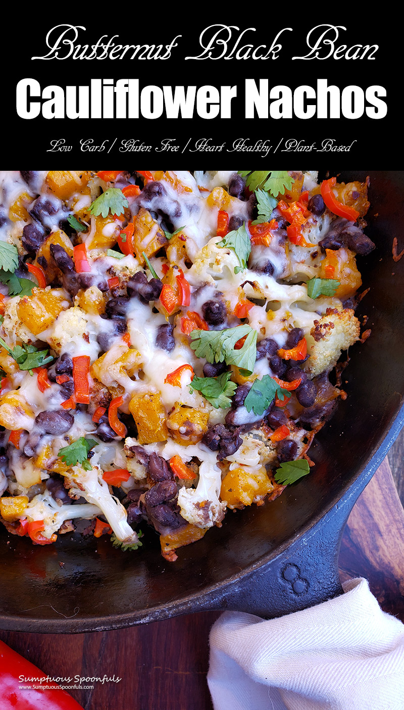 Butternut Black Bean Cauliflower Bachos