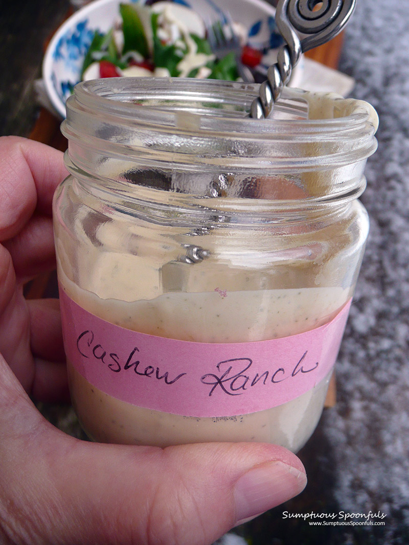 Cashew Ranch made with Pantry Ingredients