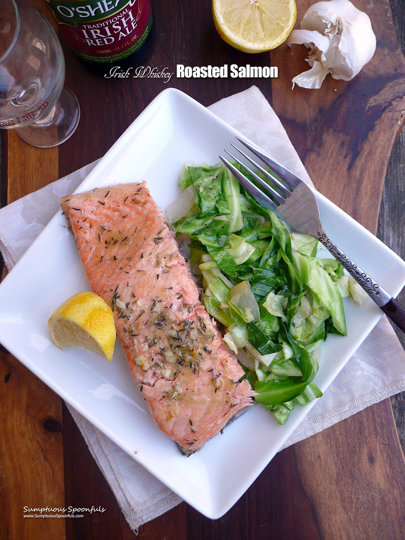 Irish Whiskey Roasted Salmon