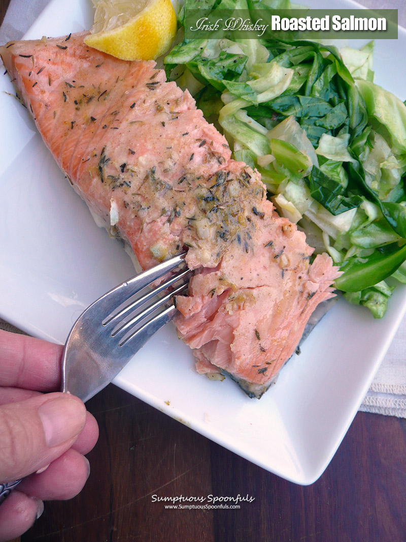 Irish Whiskey Roasted Salmon