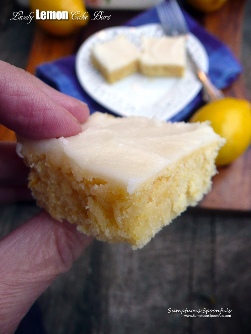 Lively Lemon Cake Bars